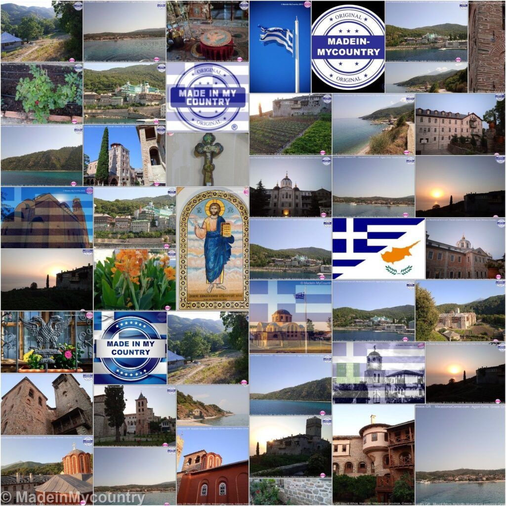 Awe inspiring Agion Oros (Mount Athos) Greek Orthodox Christianity (GR) MadeinMycountry Macedonian province of Greece (Hellas) Άγιον Όρος (Mount Athos) MadeinMycountry is a global platform that celebrates and supports local history, culture, art, and nature conservation efforts. 