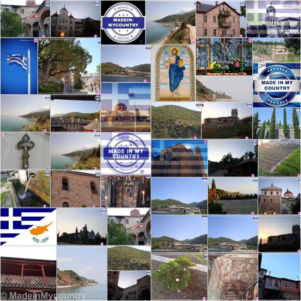 Awe inspiring Agion Oros (Mount Athos) Greek Orthodox Christianity (GR) MadeinMycountry Macedonian province of Greece (Hellas) Άγιον Όρος (Mount Athos) MadeinMycountry is a global platform that celebrates and supports local history, culture, art, and nature conservation efforts. 